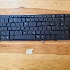 Keyboard De HP Zbook 15 0.6oz1 G2 Work Station Backlit 733688-041 Backlit