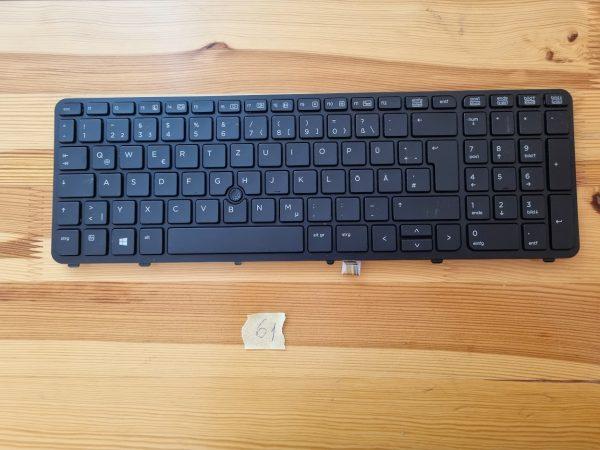 Keyboard De HP Zbook 15 0.6oz1 G2 Work Station Backlit 733688-041 Backlit