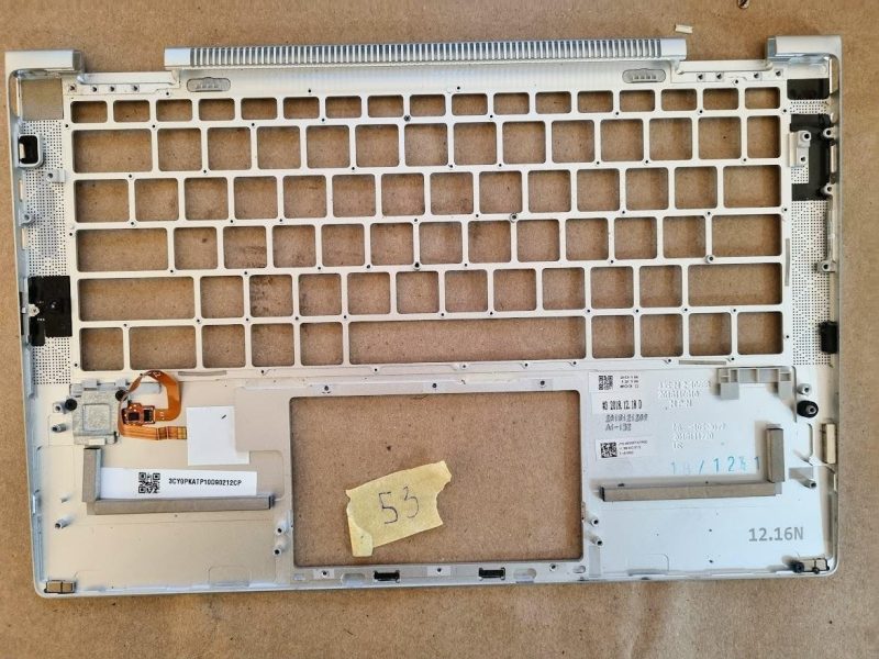 Used Keyboard For HP EliteBook X360 830 G5 830 G6 Laptop Palmrest Upper Case Top Cover L56442-001 Housing Silver L56443-001 back