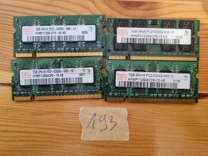 1 MODULE 512MB 2Rx16 PC2 - 5300S - 555 - 12 HYNIX PORTABLE MEMORY