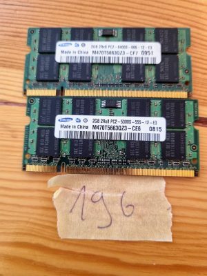 Samsung 1GB 2Rx8 PC2-5300S-555-12-E3 DDR2 667Mhz CL5 200pin SODIMM RAM