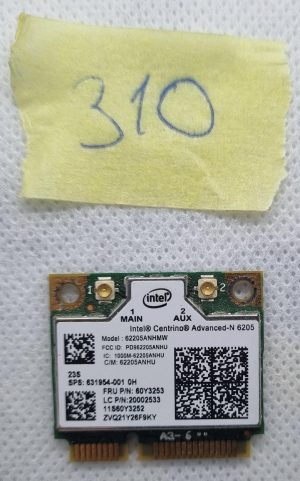 Intel Centrino Advanced-N 6205 WLAN WIFI Mini PCIe Adapter Model: 62205ANHMW