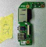 Asus K555L USB Audio Card Reader Board w/ Cable 69N0R7B10B06-01 60NB0620-I01030