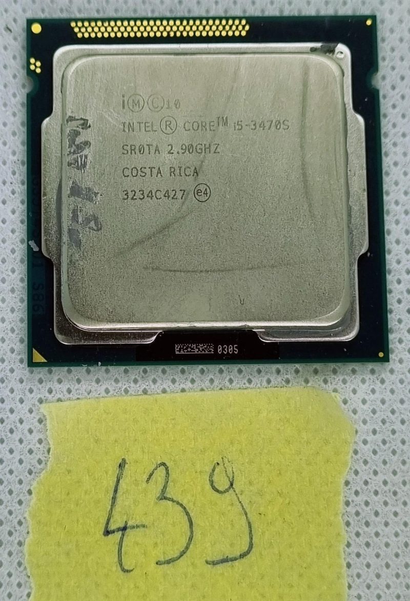 Intel SR0TA Core i5-3470S Processor 6M Cache, up to 3.60 GHz