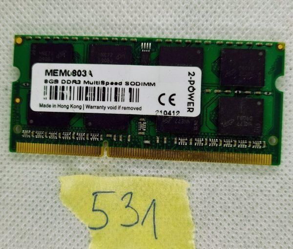 8GB DDR3 2-POWER MULTISPEED LAPTOP DDR3L MEMORY sODIMM