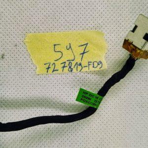 AC DC Power Jack with Cable For HP ZBOOK 15 17 G1 G2 727819-SD9 727819-FD9