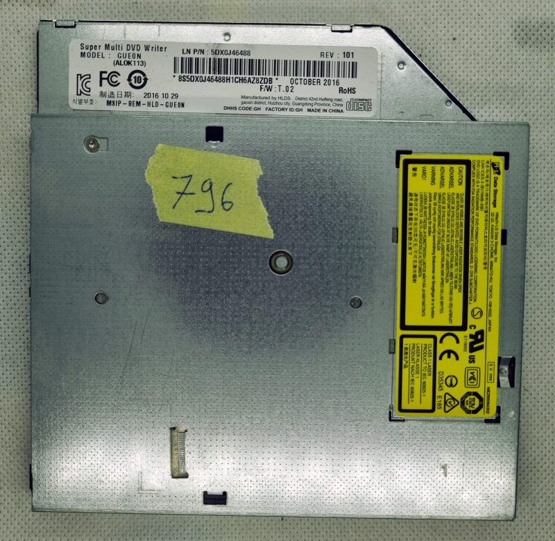 Genuine Lenovo ThinkPad E570 01EN349 CD DVD Disk Drive Laptop GUE0N