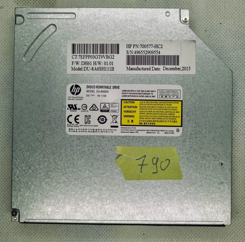 HP DVDCD Rewritable Drive DU-8A6SH111B (2)