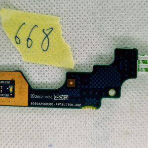 HP EliteBook G2 Series Power Button Board and Cable 6050A256030