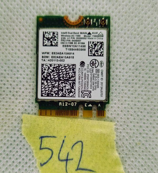 Intel 7260NGW 802.11AC NGFF Wireless Wifi + Bluetooth BT 4.0 Mini WLAN Card