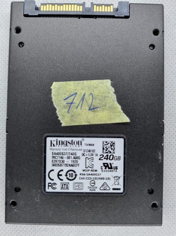 Kingston A400 240GB 2.5 SATA III Solid State Drive SA400S37240G