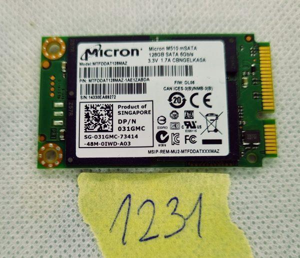 Dell 31GMC Micron M510 128GB mSATA 1.8 Laptop Solid State Drive MTFDDAT128MAZ