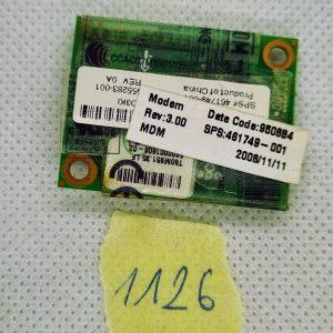 HP 461749-001 Compaq Notebook Agere Modem D40 Card Adapter Nic Board