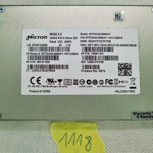 Micron M550 256GB MTFDDAK256MAY-1AH1ZABDA SATA 6Gbs 2.5 Solid State Drive