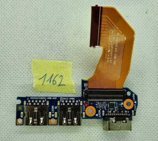 Original HP 840 G1 14 USBVGAIO Board - 6050A2559201-USB-A02