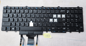 Single keys for Keyboard US Dell E5570 E5580 Precision 15 3000 15,17 7000 0383D7 Backlit