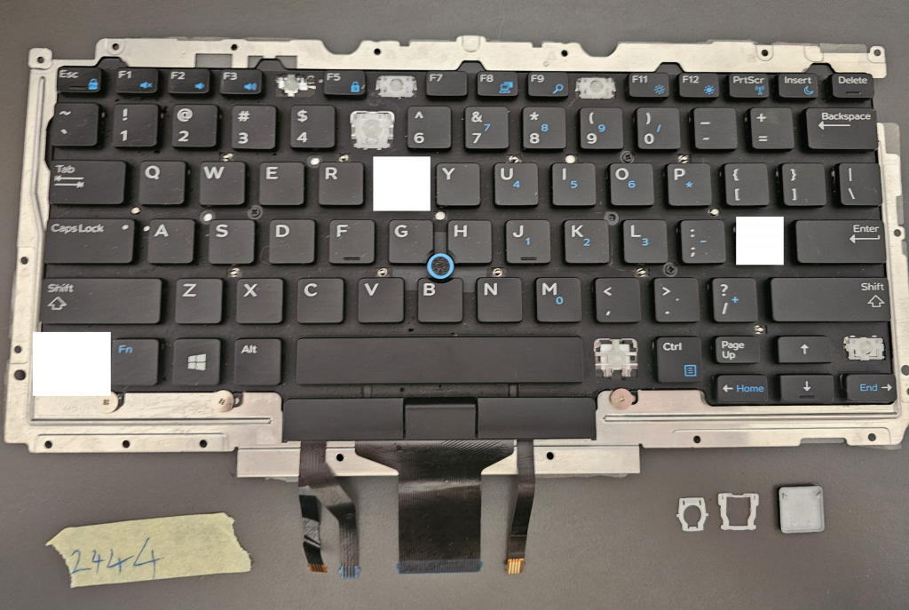 Computer Keyboad Single Key Single keyboard keys for DELL Latitude 7280 7380 7290 7389 7390 US ...