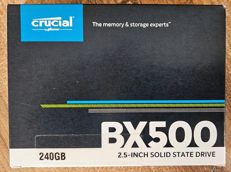2004 Crucial BX500 2.5 SSD 240gb