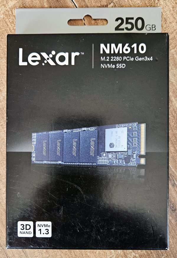 Lexar NM610 m.2 NVME SSD 250gb