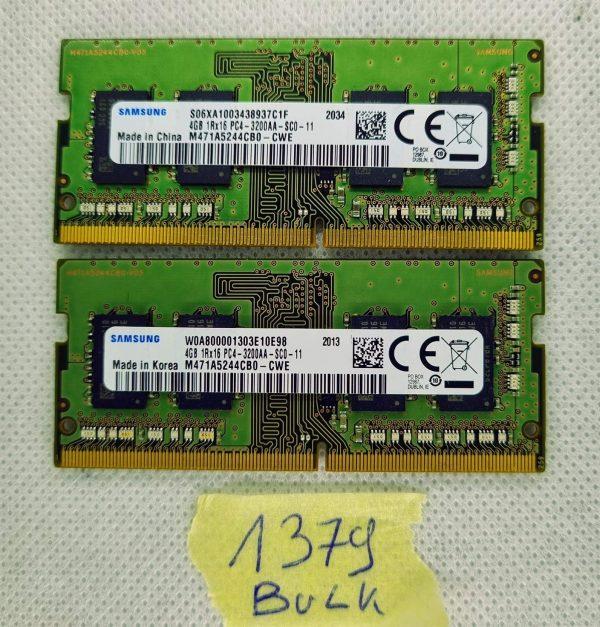 4GB SAMSUNG DDR4 MEMORY 3200MHz PC4-3200AA 260-inch SO-DIMM.CL22 M471A5244CB0-CWE