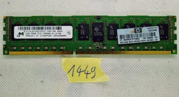 8GB Kit Micron MT18JSF25672PDZ-1G4F1DD PC3-10600R DDR3 2Rx8