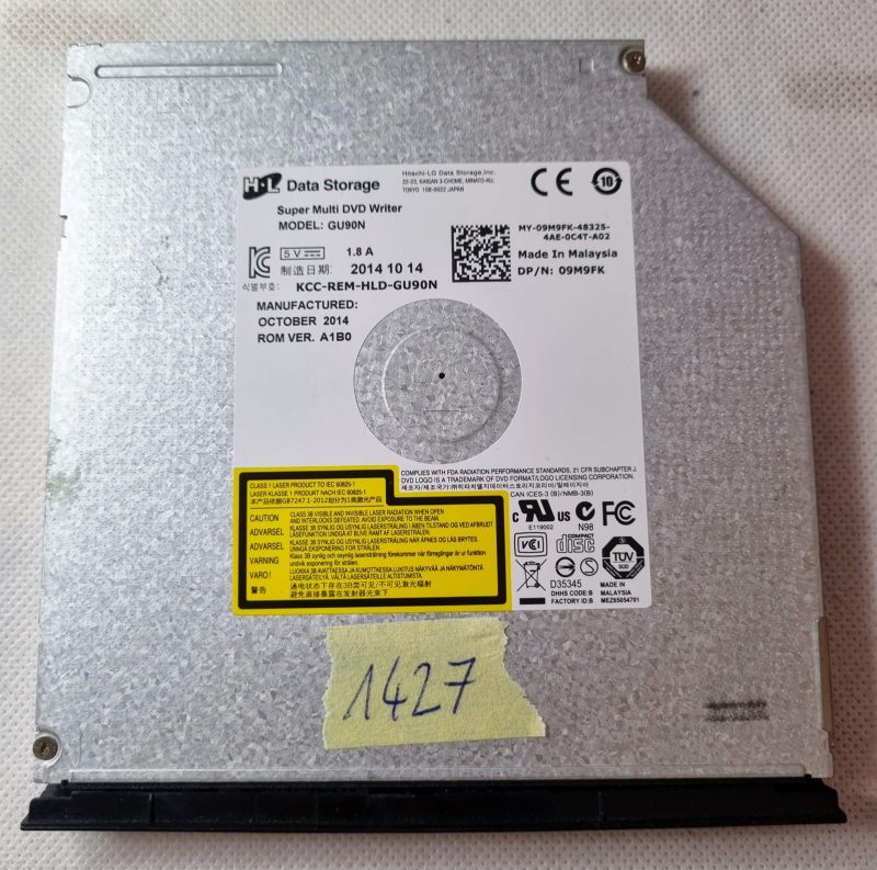 GU90N CD DVD Burner Drive for Dell Latitude E6520 E6530 E6420 E6430 E6440 E6540