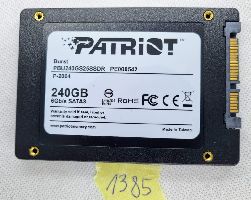Patriot Burst 240GB 2.5 SATA III Internal SSD (PBU240GS25SSDR)