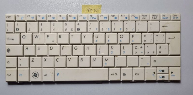 Asus EEEpc 1001PX 0KNA-191IT02MP-09A3610-5283 ITA Italian Keyboard Original