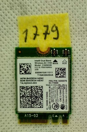 Intel Dual Band Wireless-AC 3160 3160NGW NGFF Bluetooth 4.0 WiFi WLAN Card 28D9J