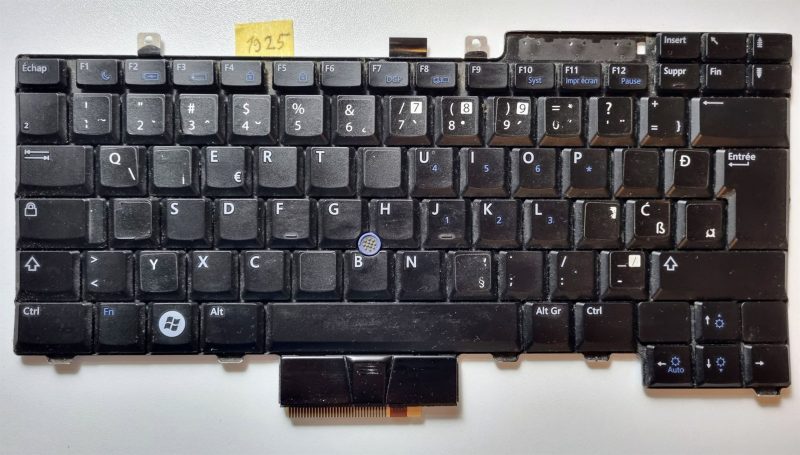 French Keyboard Dell Latitude E5500 C008 0RX208 Original