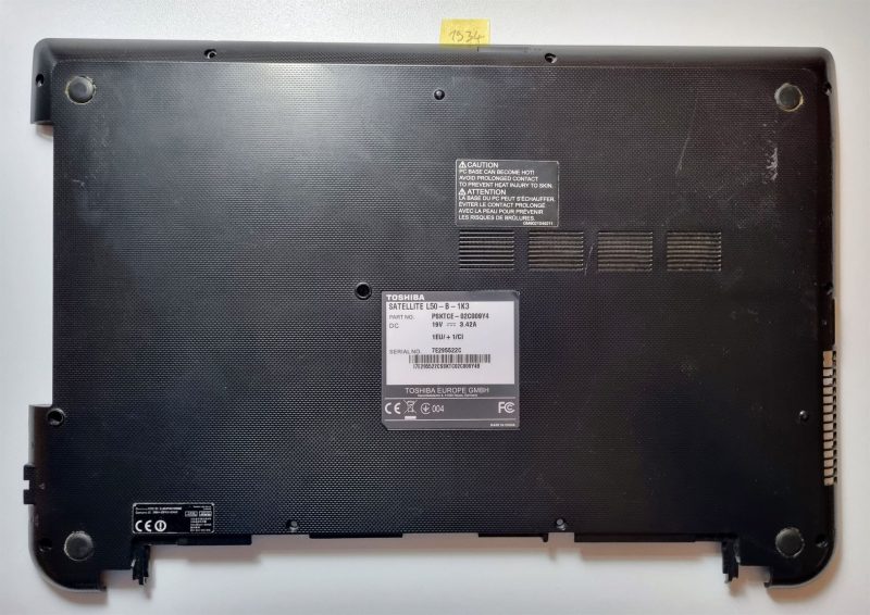 Toshiba Satellite L50-B Bottom Base - Genuine Replacement Part for Laptops