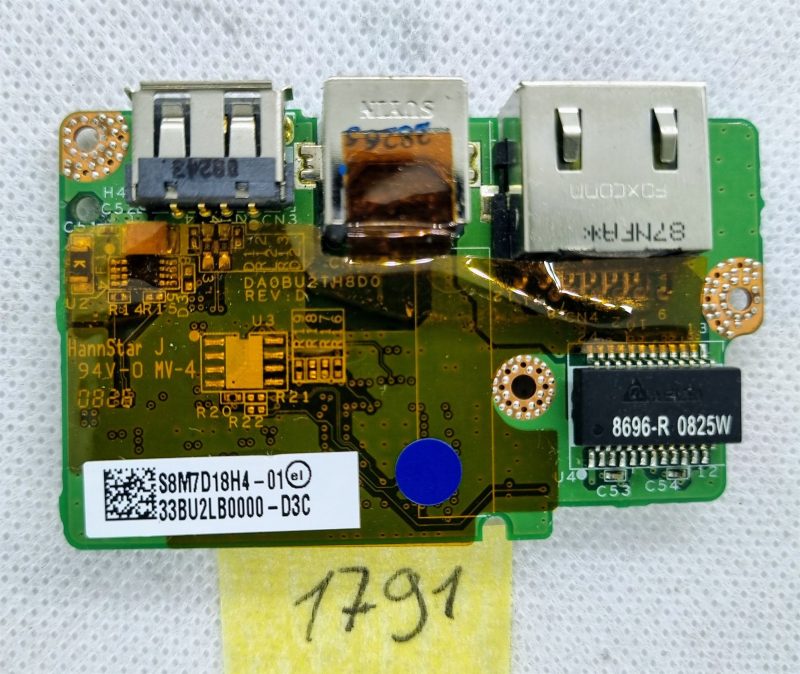 Toshiba Satellite U400 USB & Ethernet Board - - Genuine Replacement Part