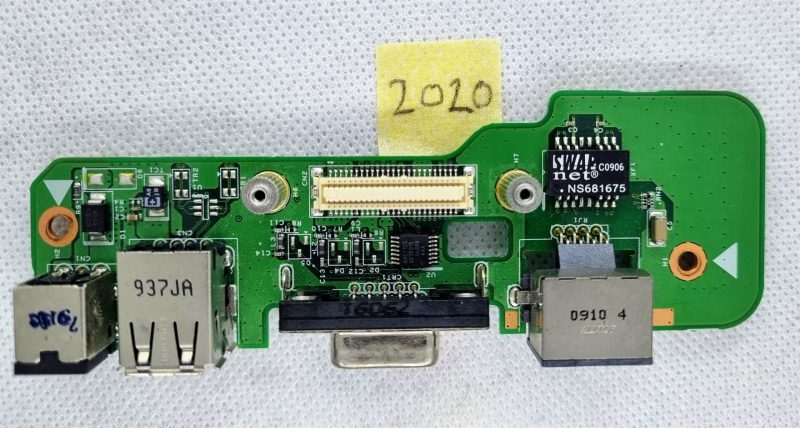 DELL Inspiron 1545 DC Power Jack USB VGA Ethernet Board 48.4AQ03.011 Replacement