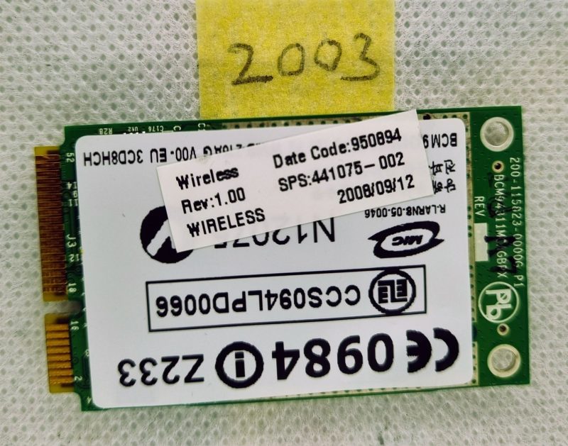 HP PAVILLION dv6500 441075-002 Portable Wi-Fi Card - Genuine Replacement for Seamless Wireless Connectivity! - Image 2