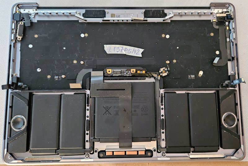 MacBook Pro A1706 Palmrest & Keyboard Assembly - Original Battery, Touchpad, Speakers Included! - Image 2