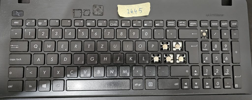 Individual Laptop Keyboard Key for Asus F552 Series - UK Layout, No ...