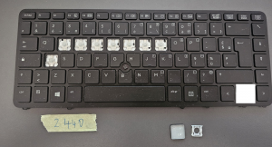 Laptop Keyboard Key for HP EliteBook 840 G1 G2, 850 G1 G2, ZBook 14 G1/G2, 15u G2 | 6037BOO85805 | UK Layout | Individual Key