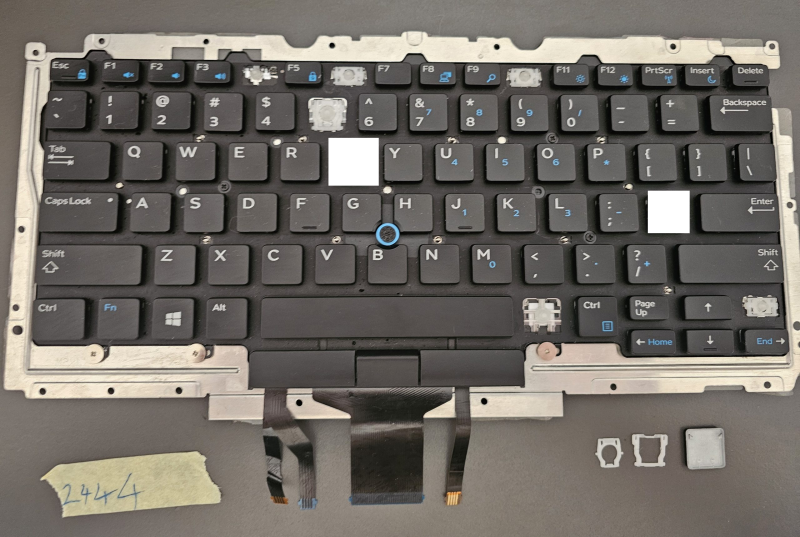 Genuine Laptop Keyboard Key for Dell Latitude E5490 E7470 7490 - US English Backlit - Part D19TR WTYY8