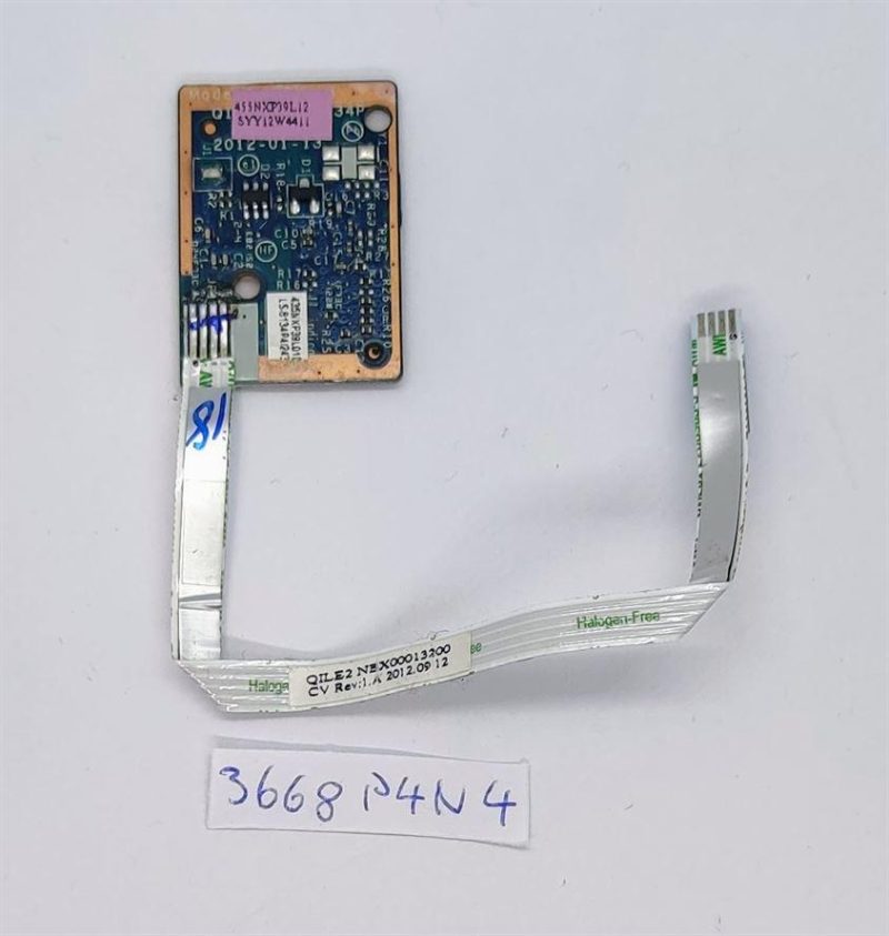 LS-8134P Lenovo ThinkPad Edge E430 Fingerprint Reader Board w Caddy Grade A Laptop Parts