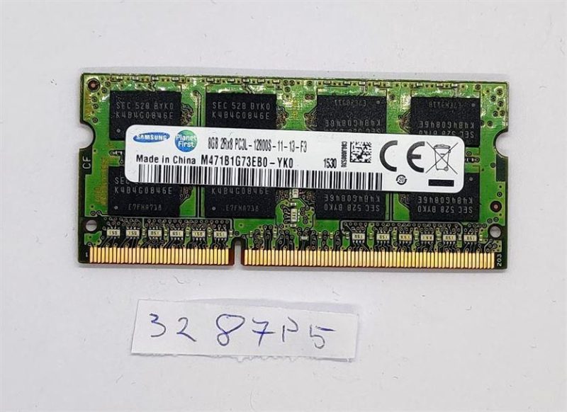 SAMSUNG 8 GB PC3L-12800S Laptop Memory DDR3 1600MHz  M471B1G73EBOYKO  Genuine Parts