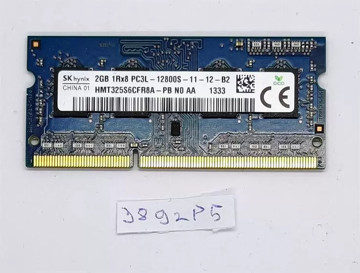 SK Hynix 2GB 1Rx8 PC3L-12800S-11-12-B2 HMT325S6CFR8A-PB NO AA Laptop Memory RAM - Genuine OEM
