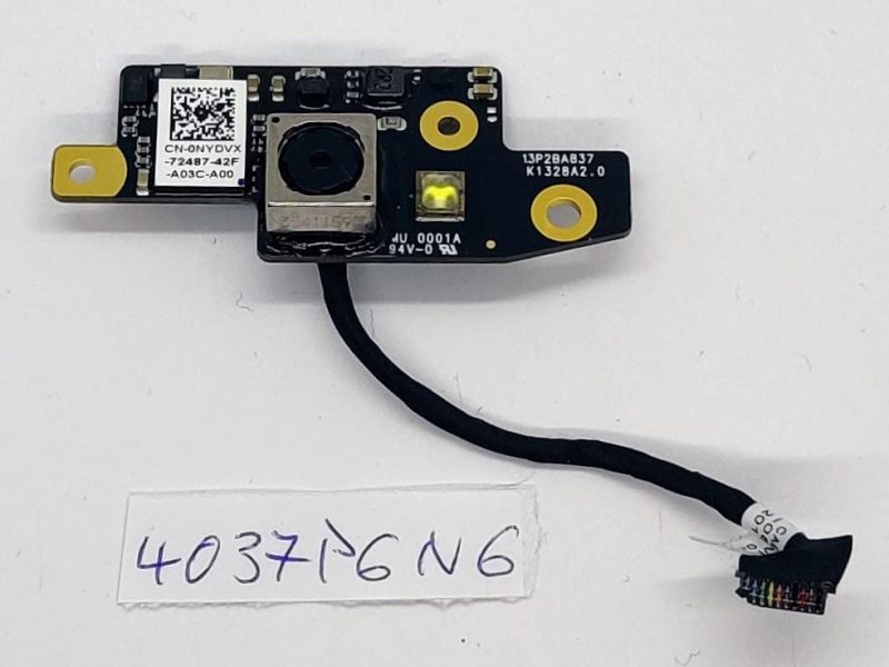 Genuine Dell NYDVX Latitude 12 7204 Rugged Extreme Webcam Module