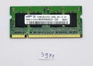 Genuine Samsung Memory 1GB DDR2 PC2-5300 DDR2-667MHz SoDimm 414046-001