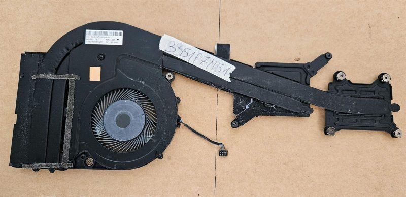 Genuine HP ZBook 15u G3 15u G4 Cooling Fan w Heatsink 821185-001 - OEM Replacement