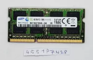 Fujitsu LifeBook AH552 Laptop RAM 4GB 2Rx8 PC3-12800S-11-11-F3 Memory Module