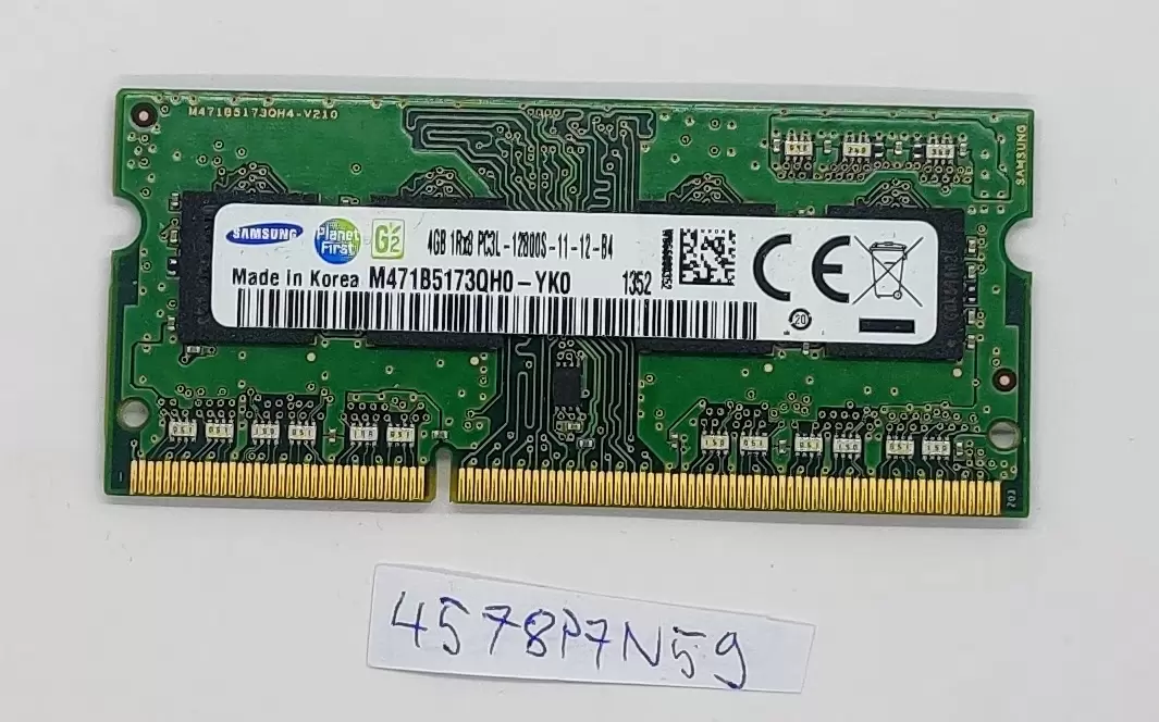 IBM Lenovo Thinkpad T430S T420S Laptop RAM 4GB 1Rx8 PC3L-12800S-11-12-B4 Memory Module