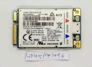 WWAN Ericsson F3507g Card FRU 43Y6513