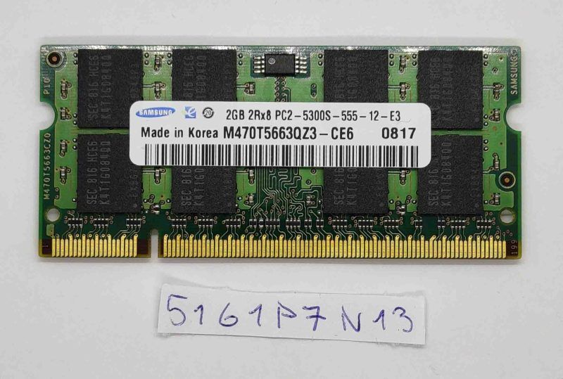 Fujitsu Esprimo D9500 2GB 2Rx8 PC2-5300S RAM M470T5663QZ3 – Tested & Working