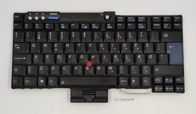 Lenovo ThinkPad T61 Keyboard 42T3215 Nordic Layout – Multi-Country Compatible