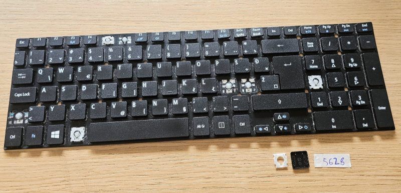 Acer Aspire ES17 Series Keyboard Key Replacement - Non-Backlit (V121702AK4)